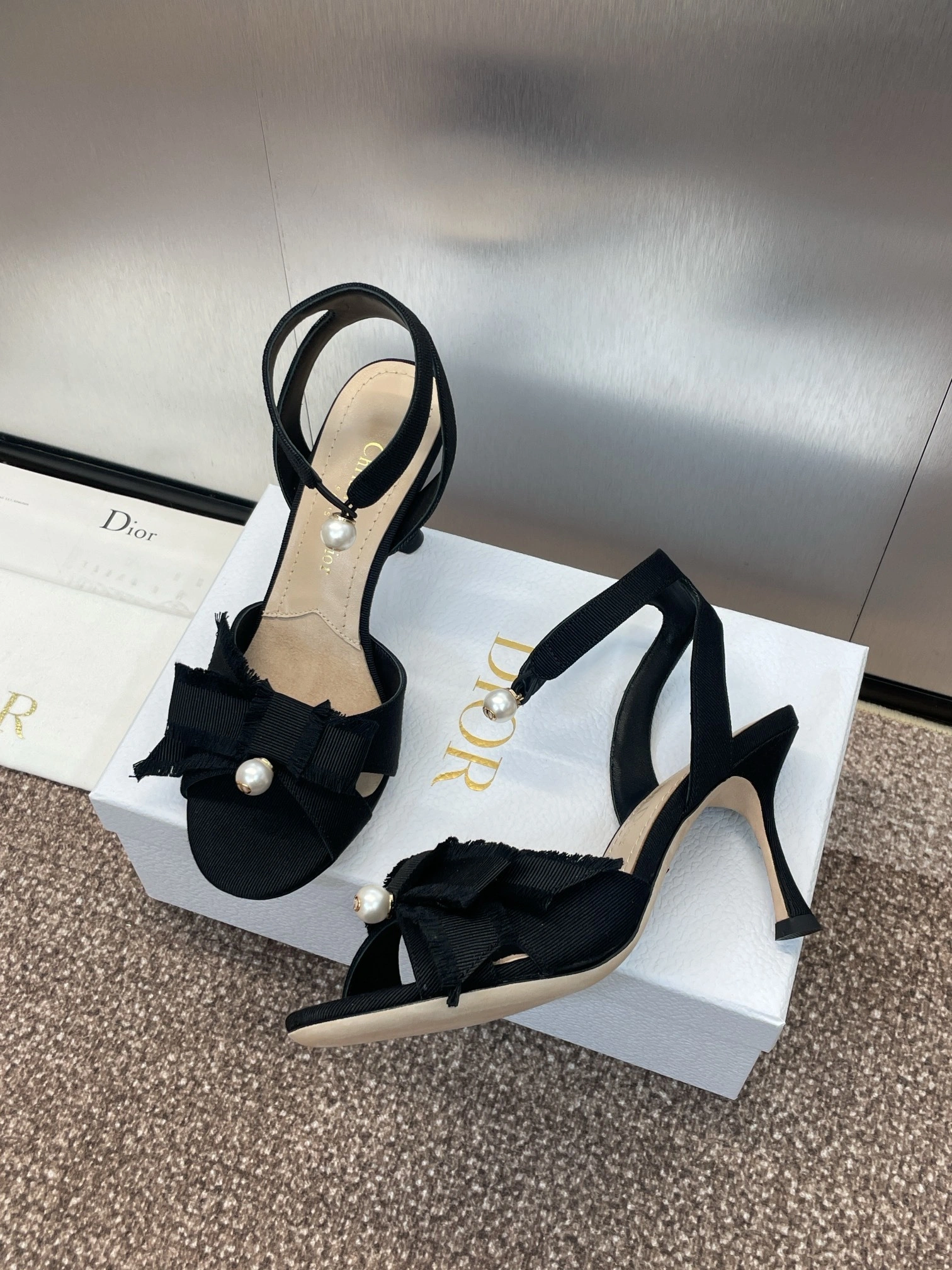 COCO-- 4ior KCO180GGN_S900 Heel height：7. 5CM sheepskin item:E-X062F0629